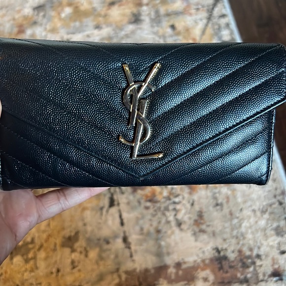 Saint Laurent Monogram Large Quilted Leather Continental Wallet - Picture 2 of 10